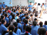 Câu lạc bộ luật sư Long Biên tổ chức tư vấn pháp luật miễn phí cho trường Nguyễn Đình Chiểu